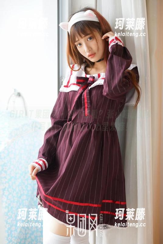GIRLT果团网-张小喵 GIRLT果团网 - 想不想看?张小喵最新女仆写真,美得让人心里发痒!